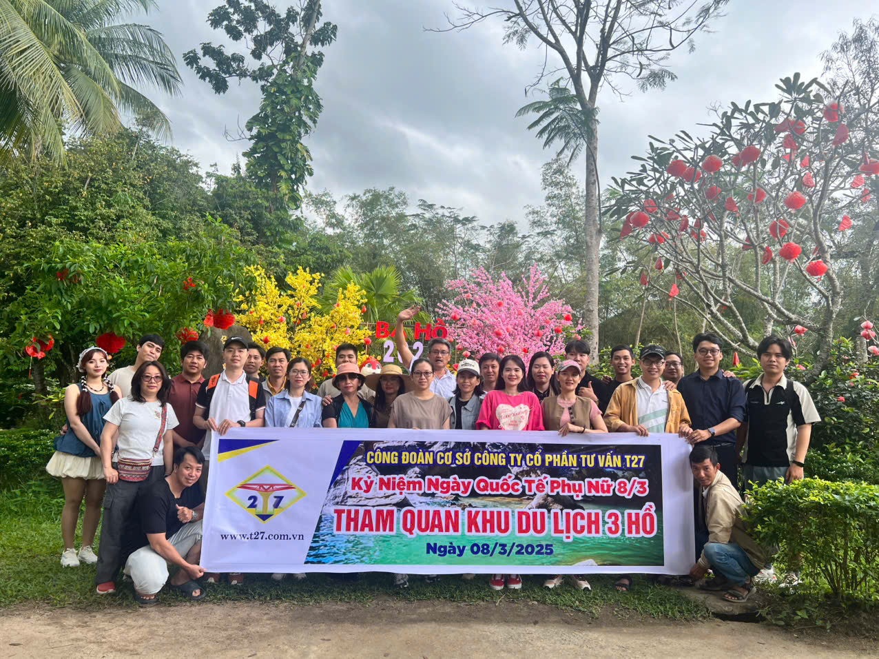 CBNV T27 tại Khu du lịch 3 Hồ